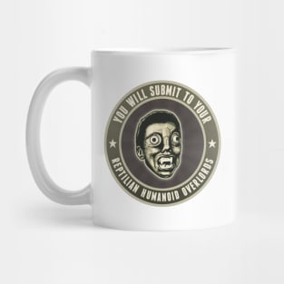 Reptilian Humanoid Overlord Mug